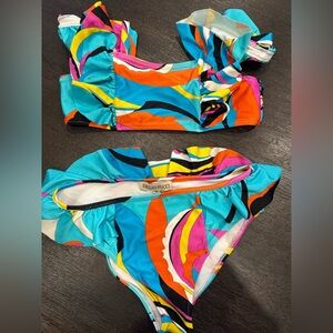 Emilio Pucci Girls Swimsuit Bikini 12 Two piece Set